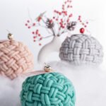 Knit Ball Candle