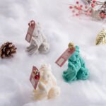 Santa Bear Candle - Image 2