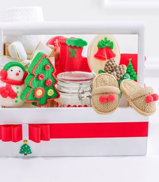 Christmas Soap Basket