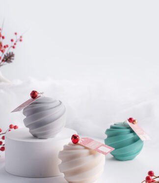 Wavy Ball Candle