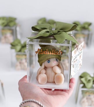 Handmade Green Bunny Soap